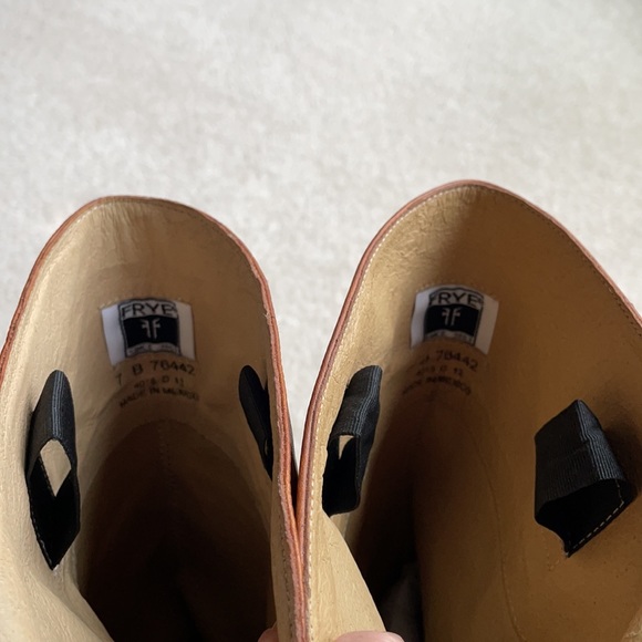 FRYE Melissa Trapunto Tall Boots sz 7 - Picture 13 of 16